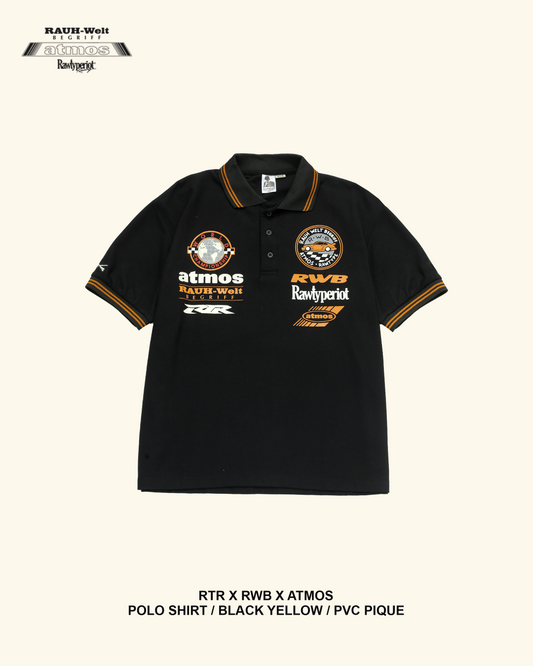RAWTYPE RIOT POLO RWB X ATMOS X RTR - BLACK YELLOW