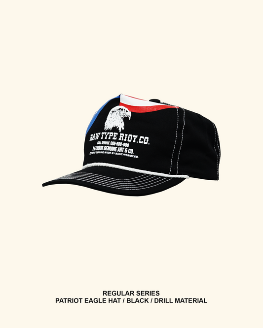 RAWTYPE RIOT Patriot Eagle Hat - Black