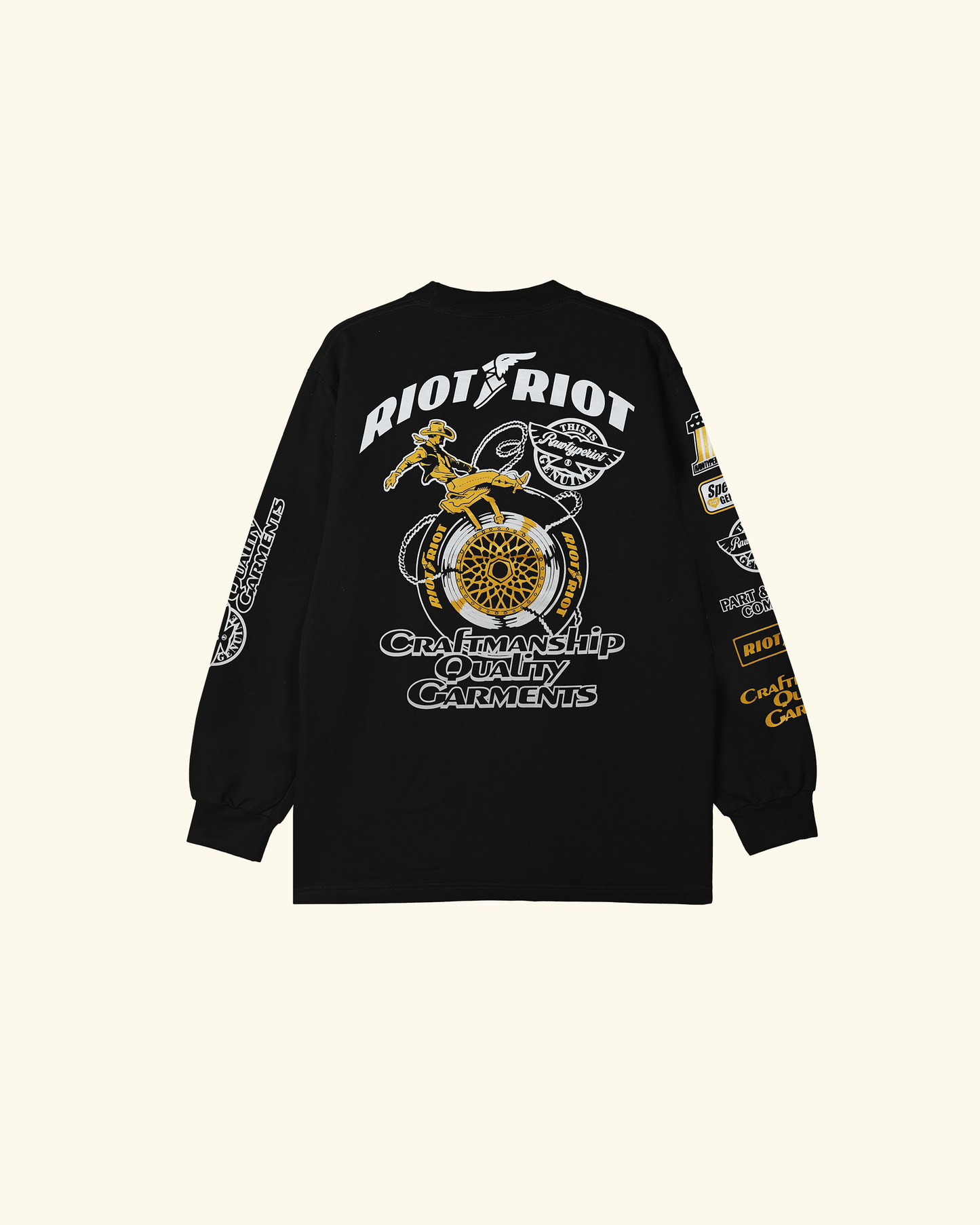 RAWTYPE RIOT Riot Riot Long Sleeve - Black