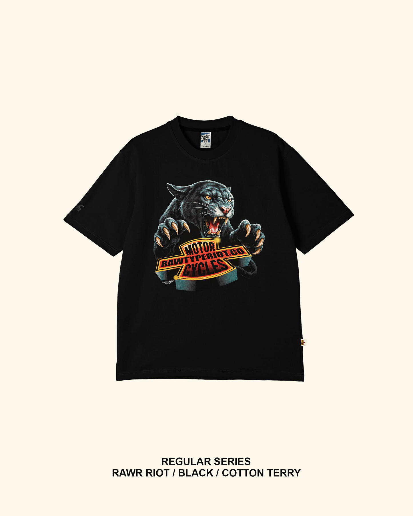 RAWTYPE RIOT Rawr Riot Tees - Black