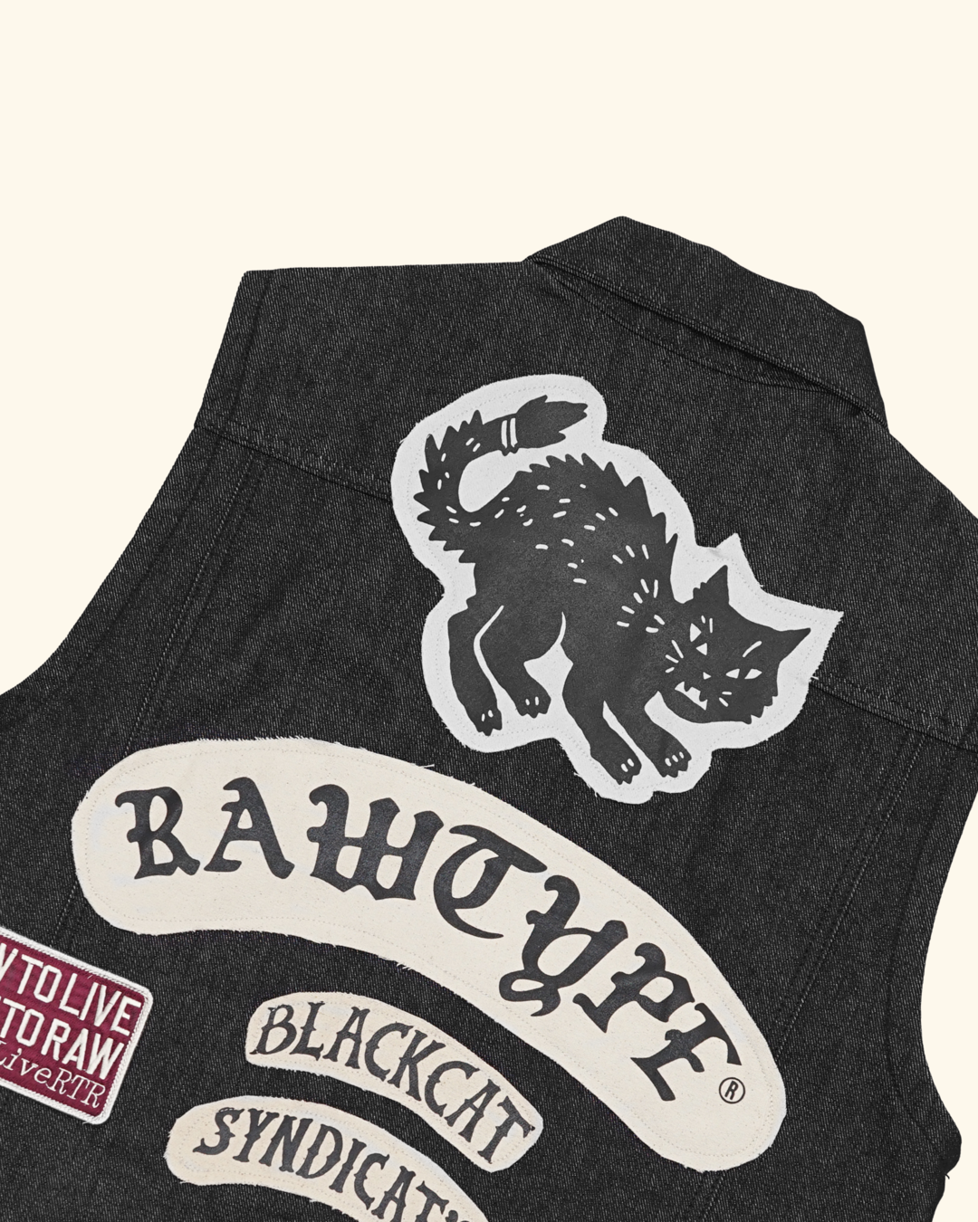 RAWTYPE RIOT Rtr Anniv 9th Vest - Black