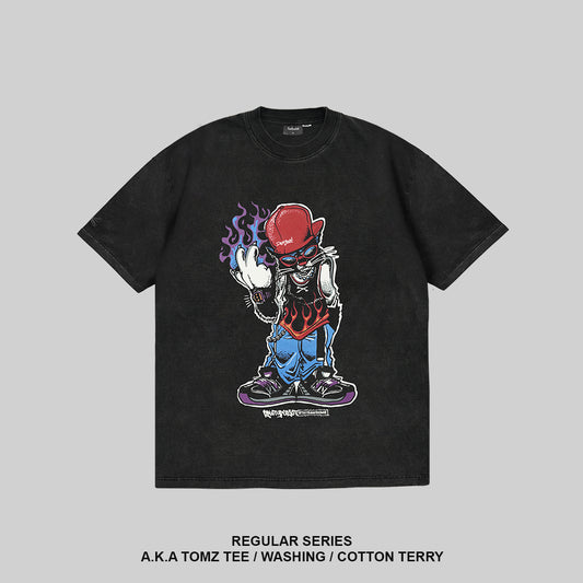 A K A TOMZ TEE - BLACK