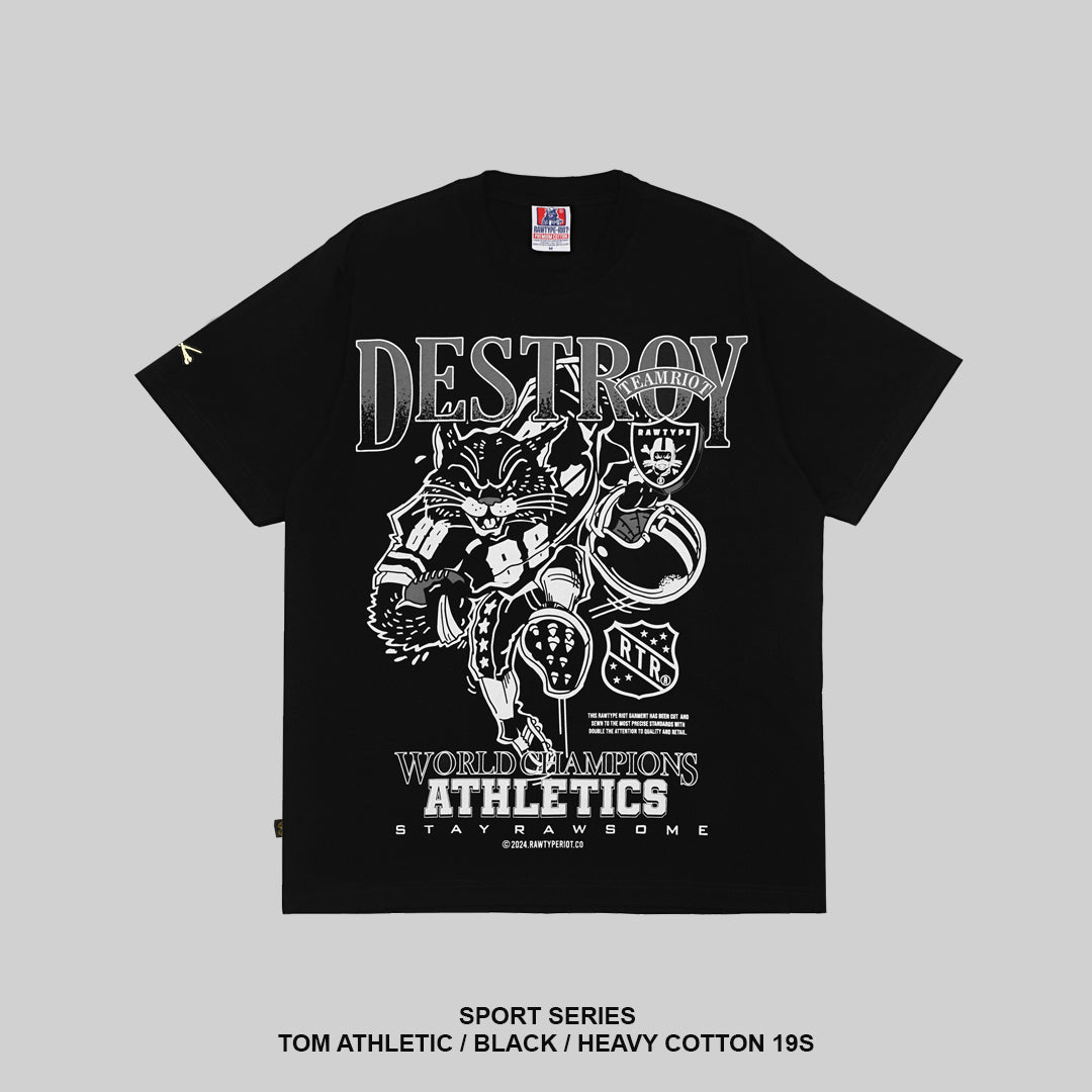 TOM ATHLETIC TEE - BLACK