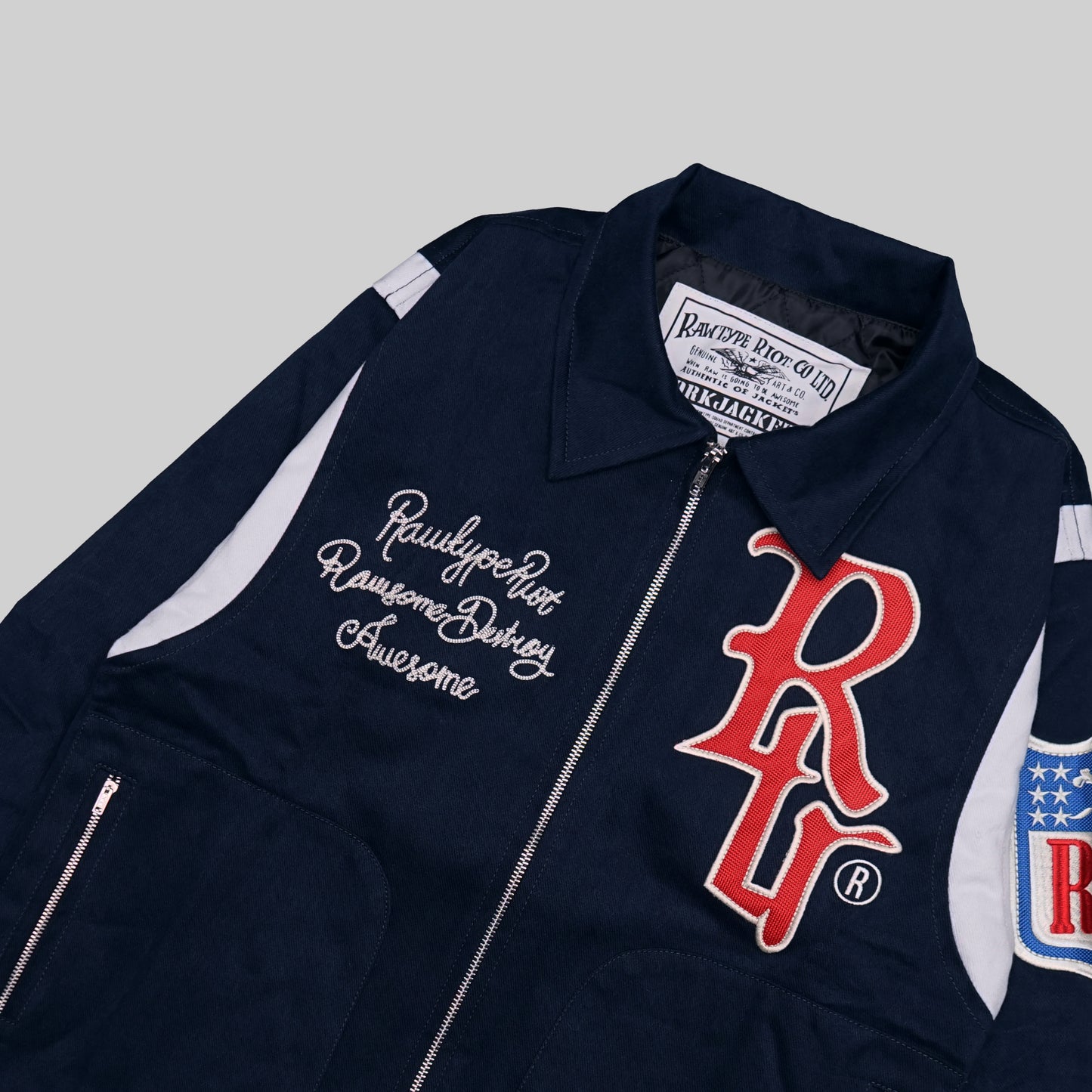 BIG LOGO RTR WJ - NAVY