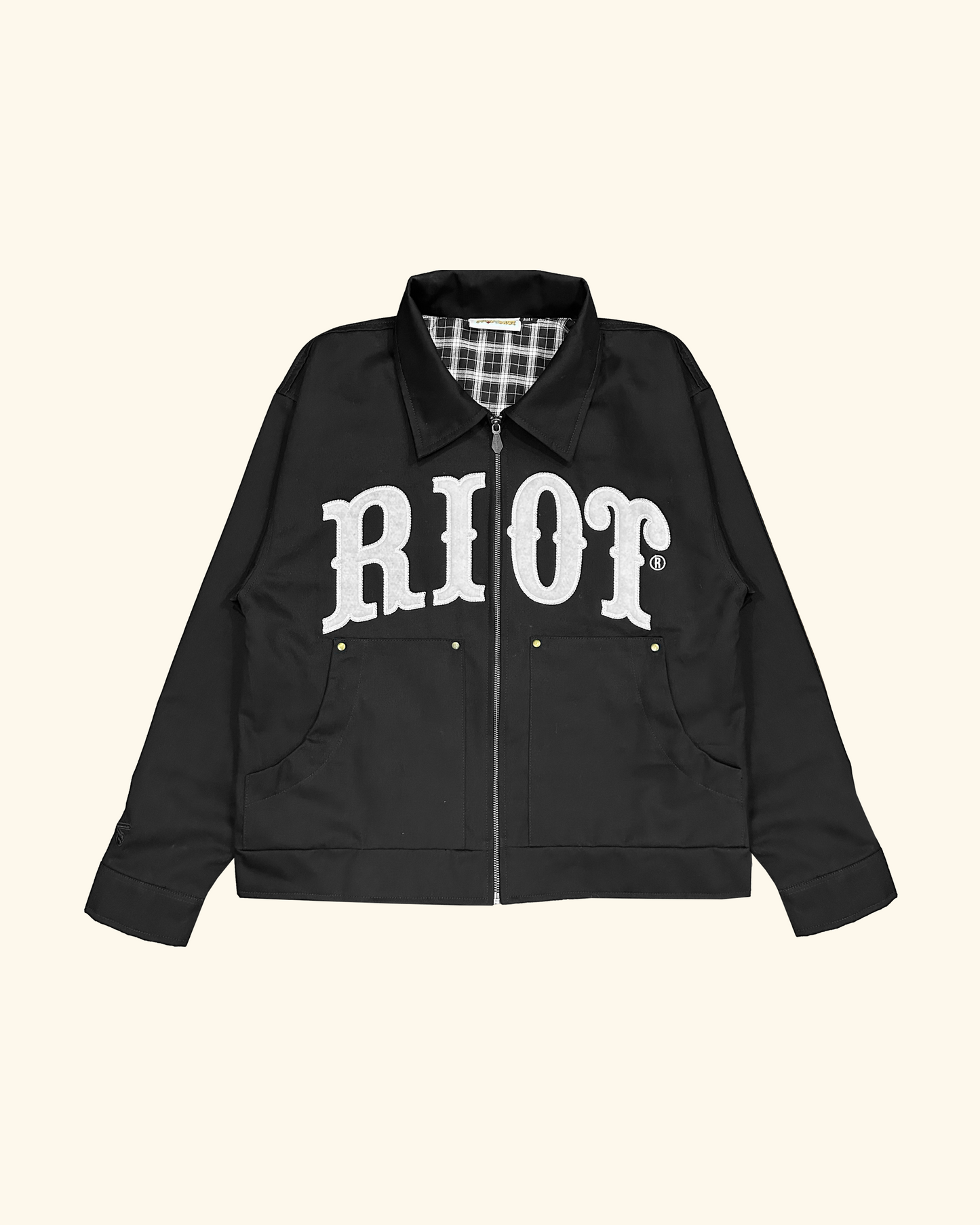 RAWTYPE RIOT Black Strike Work Jacket - Black