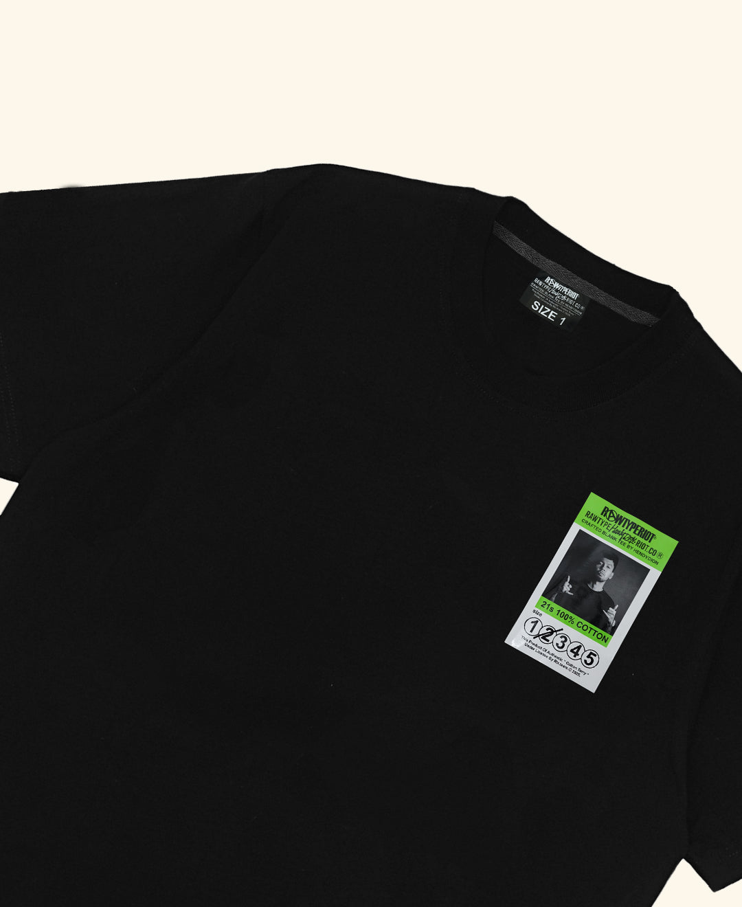 RAWTYPE RIOT BLANK TEE BASIC HENDYON X RTR