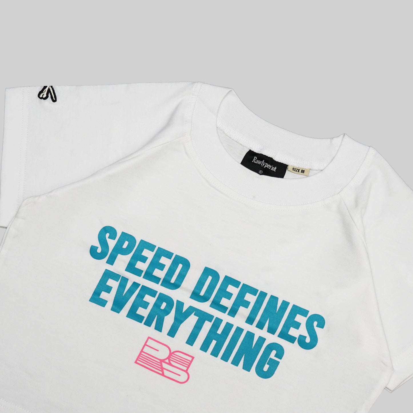 SPEED CROP TEE - WHITE