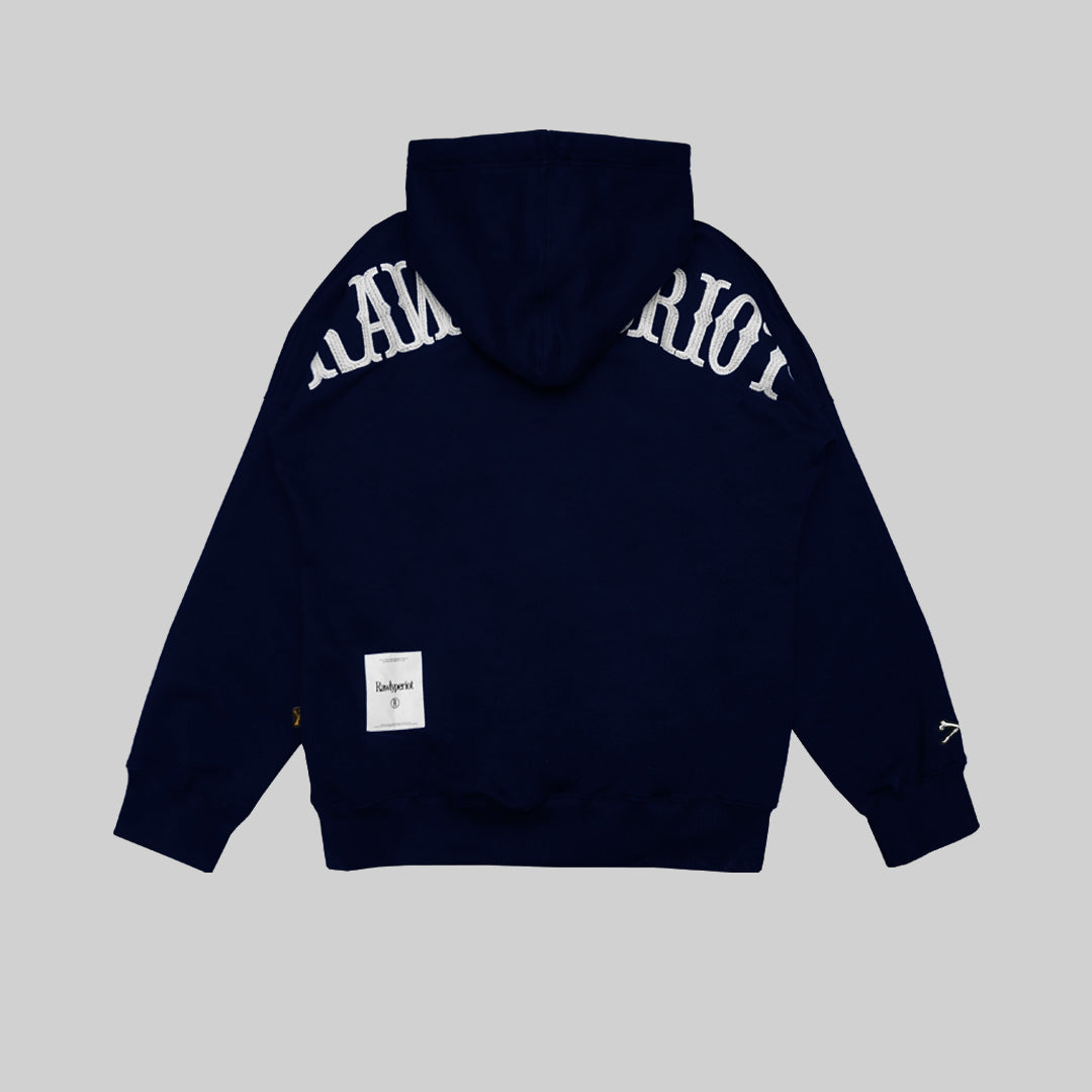 RAWTYPE BACK STITCH EMBRO - NAVY