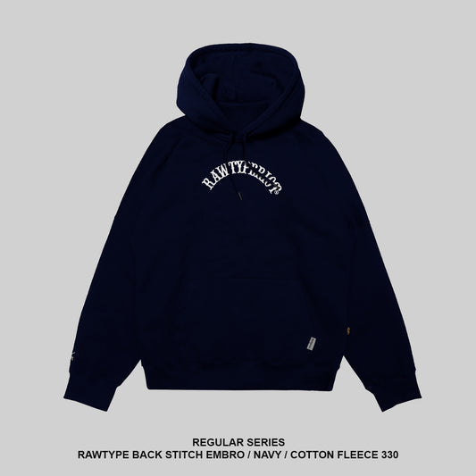 RAWTYPE BACK STITCH EMBRO - NAVY