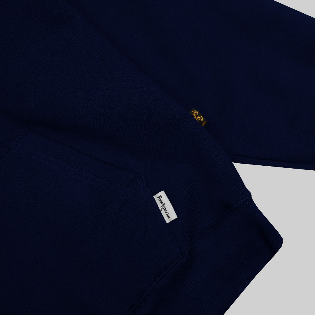 RAWTYPE BACK STITCH EMBRO - NAVY