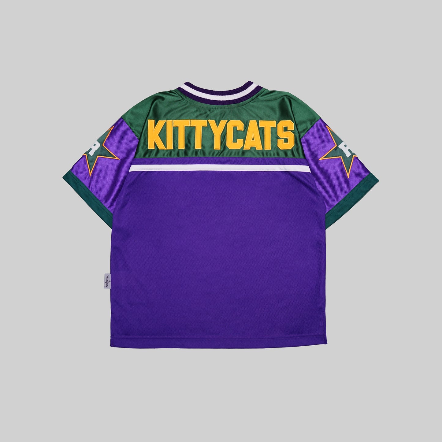 KITTY CAT STAR JERSEY CROP - PURPLE