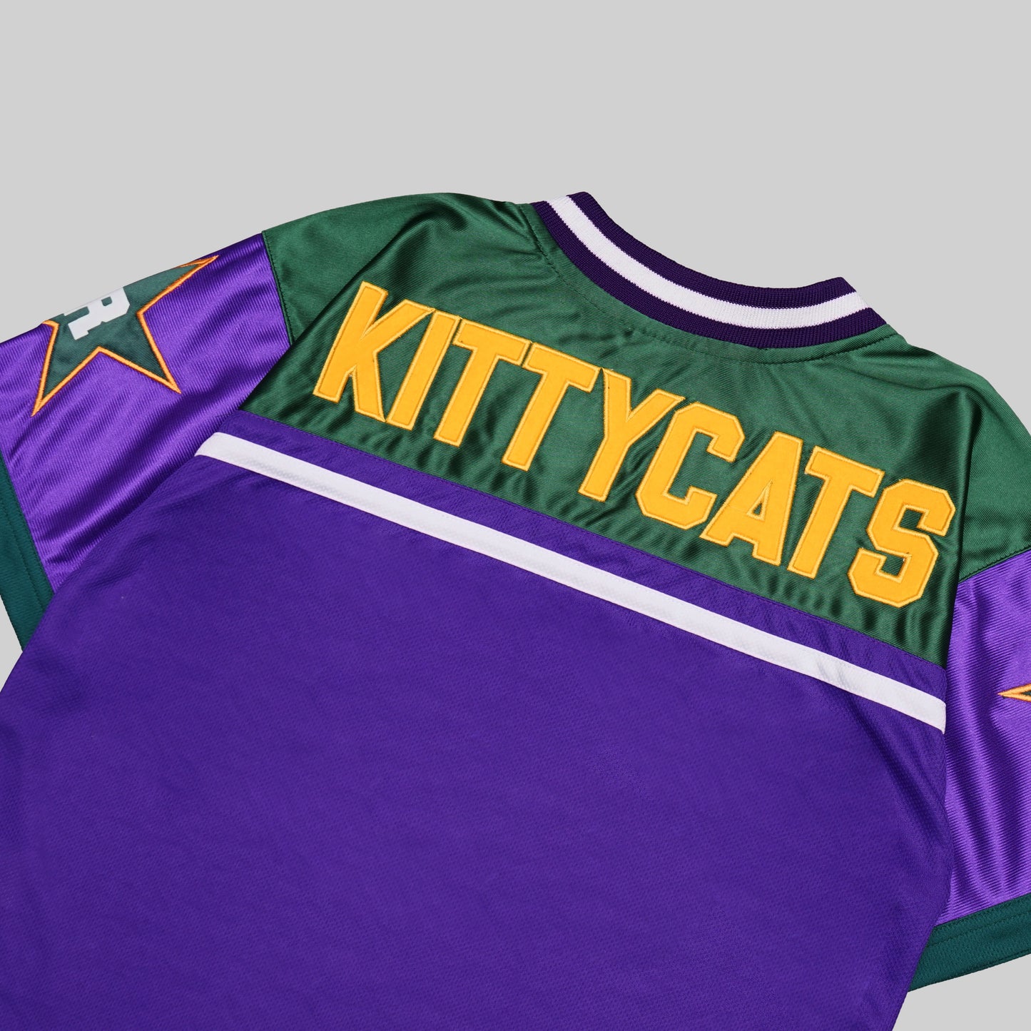 KITTY CAT STAR JERSEY CROP - PURPLE