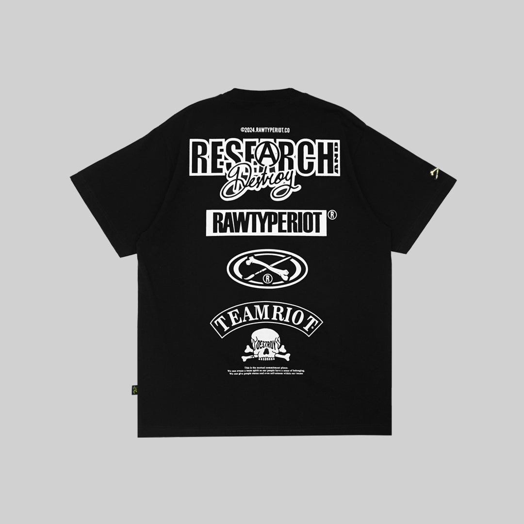 LOGO TYPE RTR TEE - BLACK