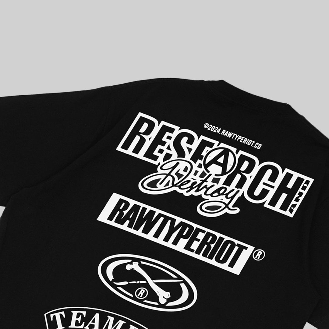 LOGO TYPE RTR TEE - BLACK