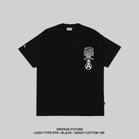 LOGO TYPE RTR TEE - BLACK