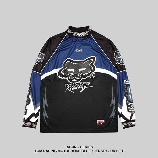 TOM RACING MOTOCROSS JERSEY - BLUE