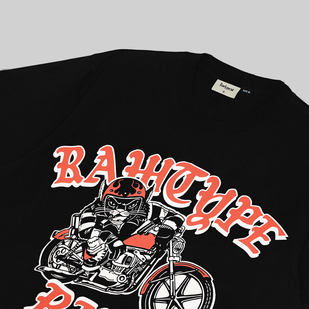 TOM NIGHT RIDE TEE - BLACK