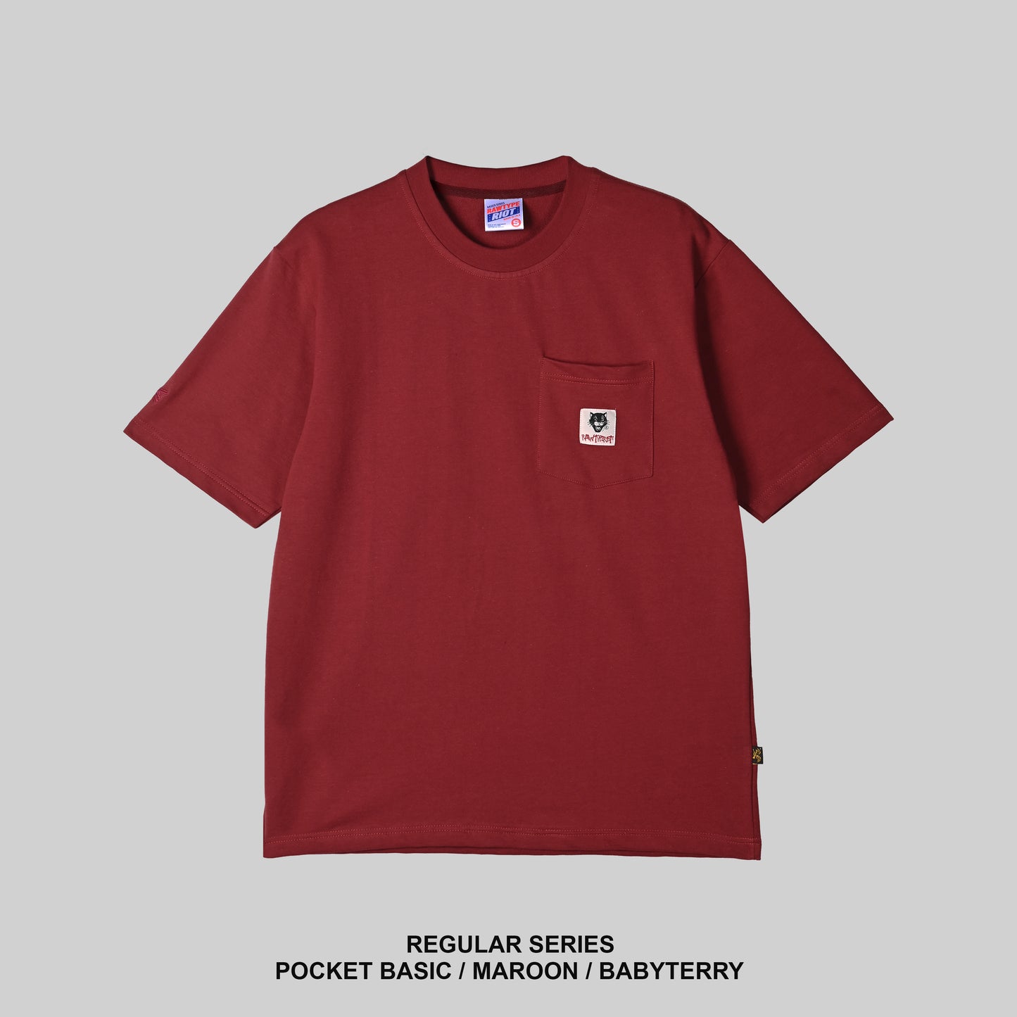 POCKET TEES - MAROON