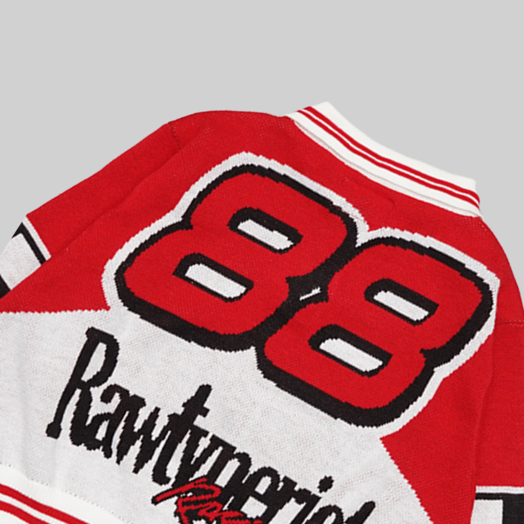 RTR RACING CROP KNIT-RED