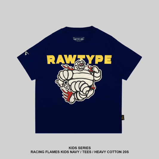 RACING FLAMES KIDS - NAVY