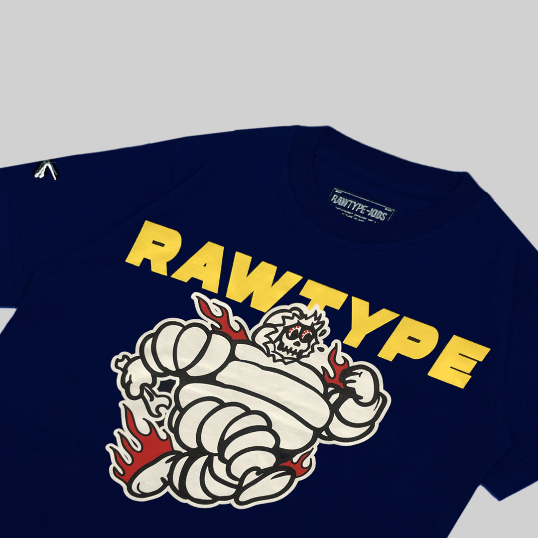 RACING FLAMES KIDS - NAVY