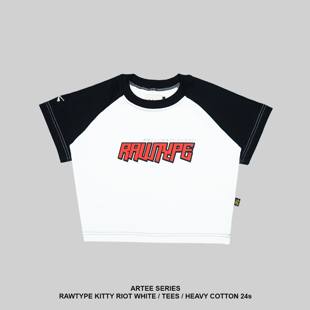 RAWTYPE KITTY RIOT - WHITE