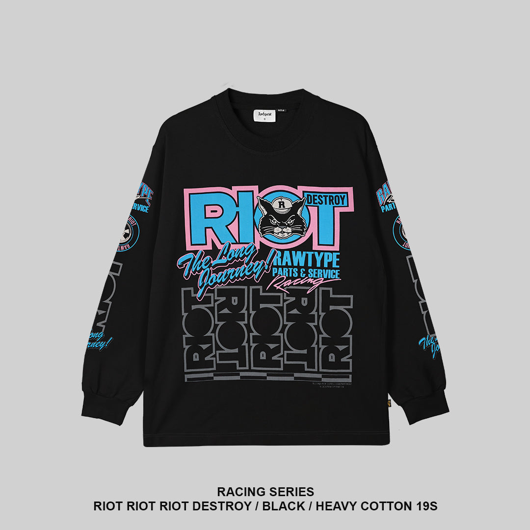 RIOT RIOT RIOT DESTROY - BLACK