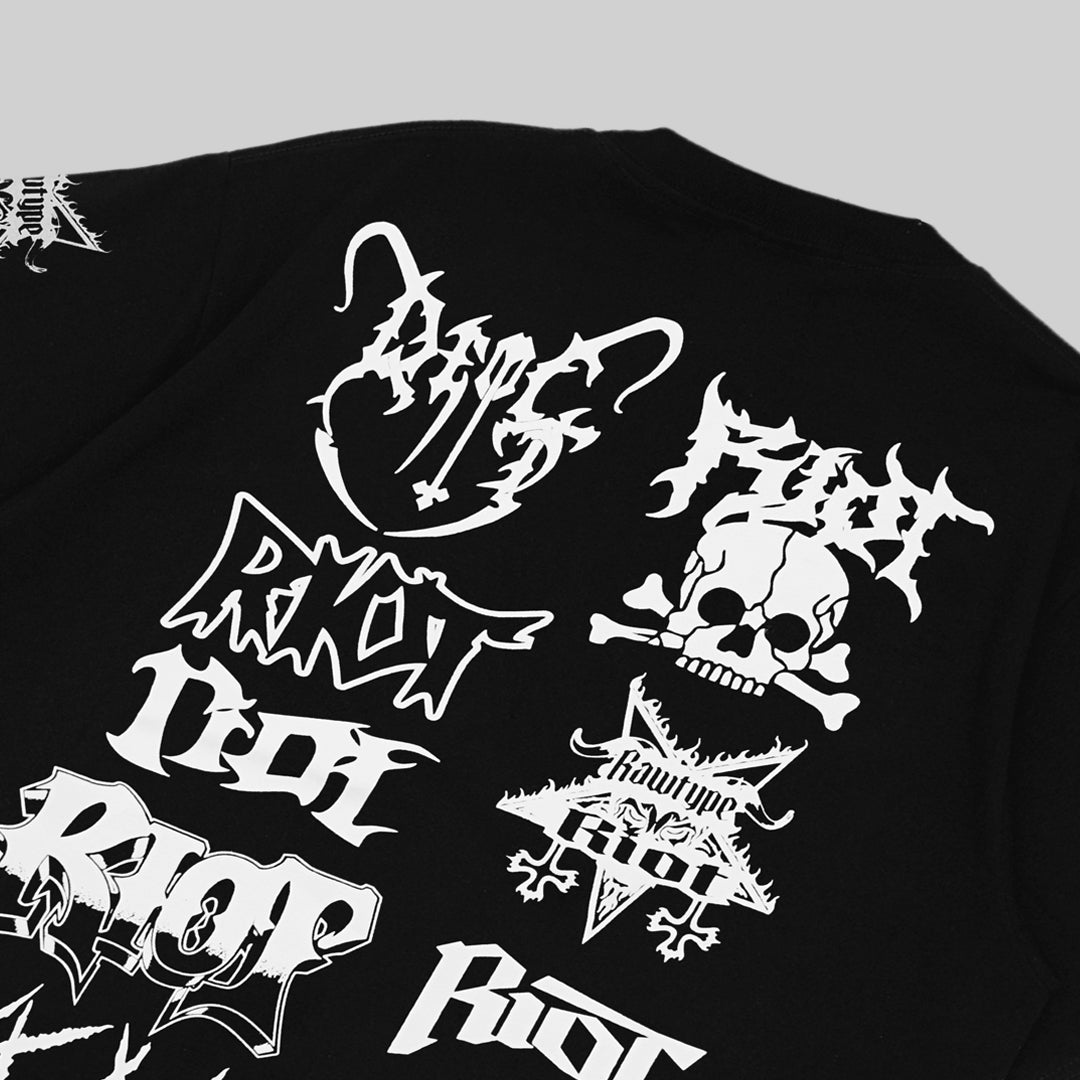 RIOT TYPE SKULL - BLACK