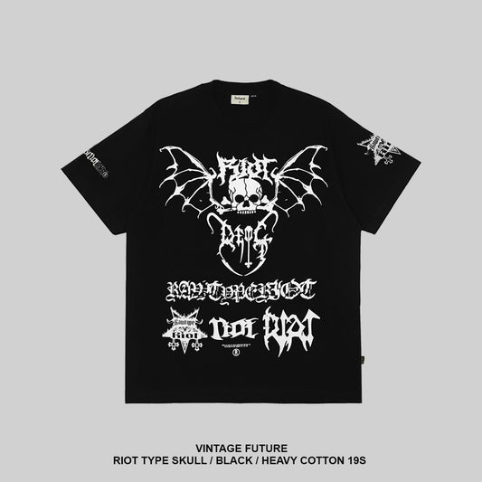 RIOT TYPE SKULL - BLACK