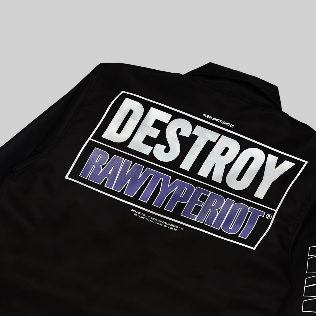 DESTROY PURPLE RIOT WB - BLACK