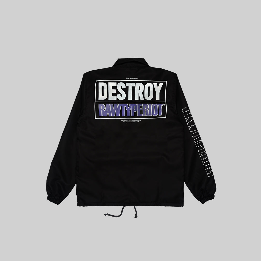 DESTROY PURPLE RIOT WB - BLACK