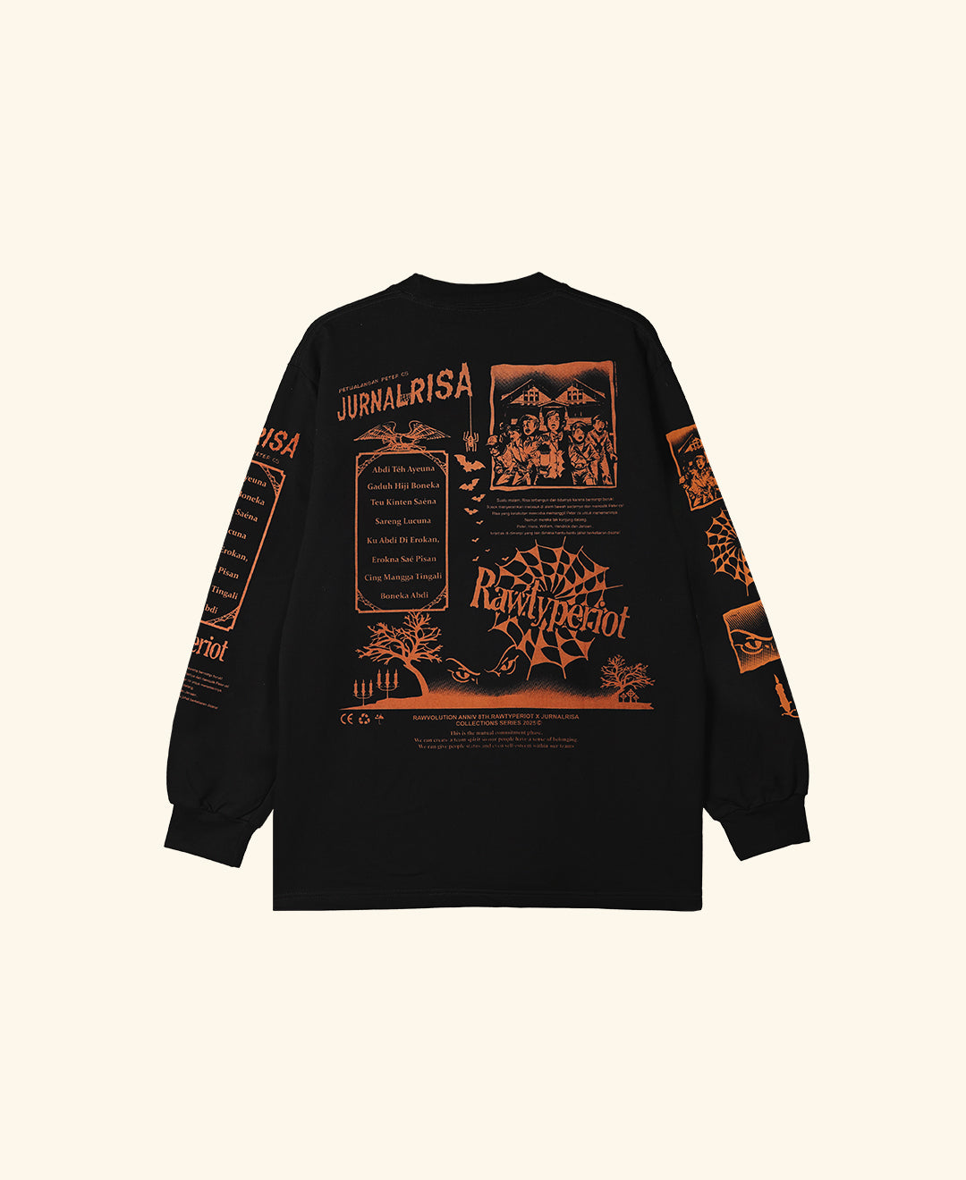RAWTYPE RIOT Jurnal Risa X RTR Long Sleeve Package - Black