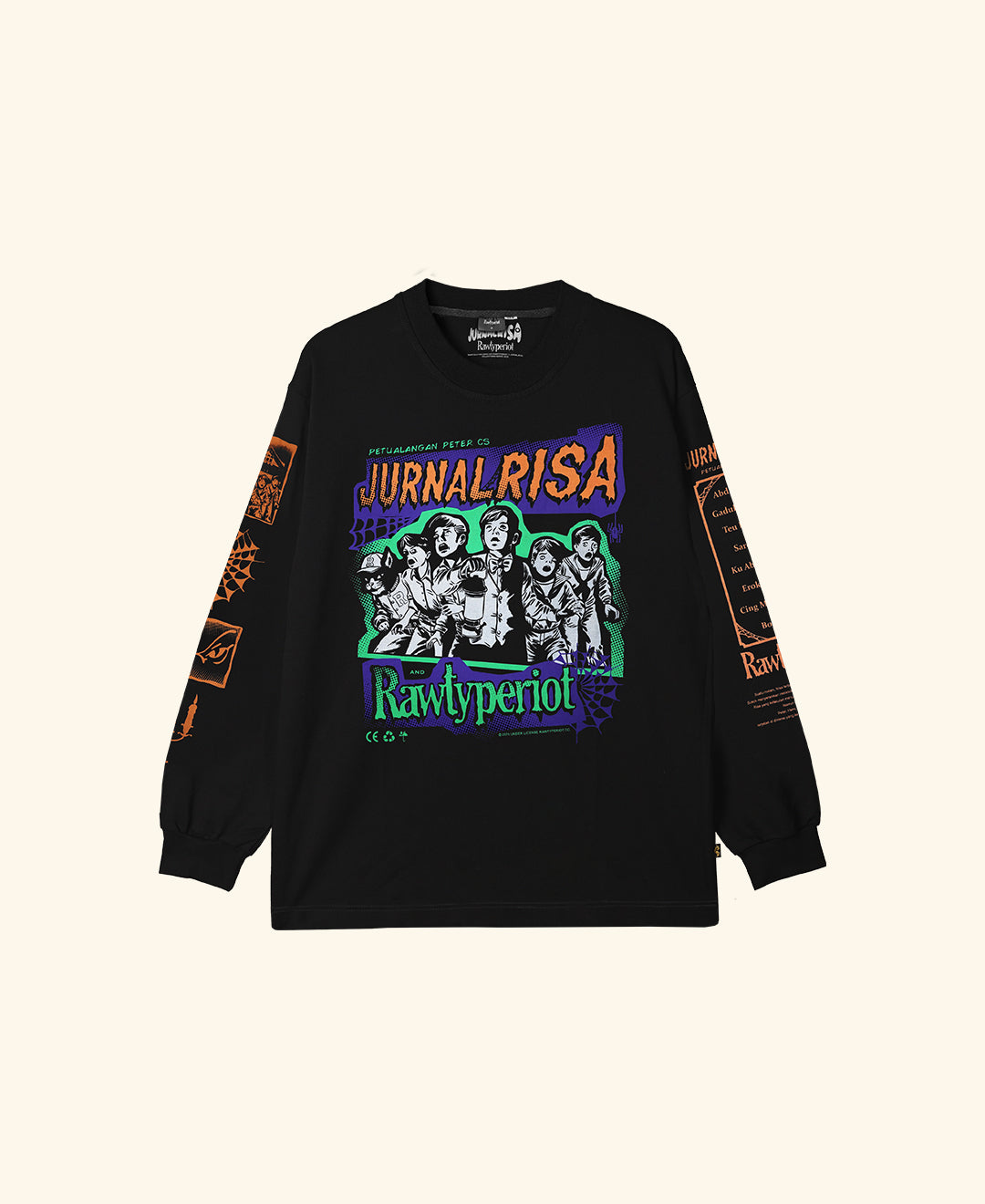 RAWTYPE RIOT Jurnal Risa X RTR Long Sleeve Package - Black