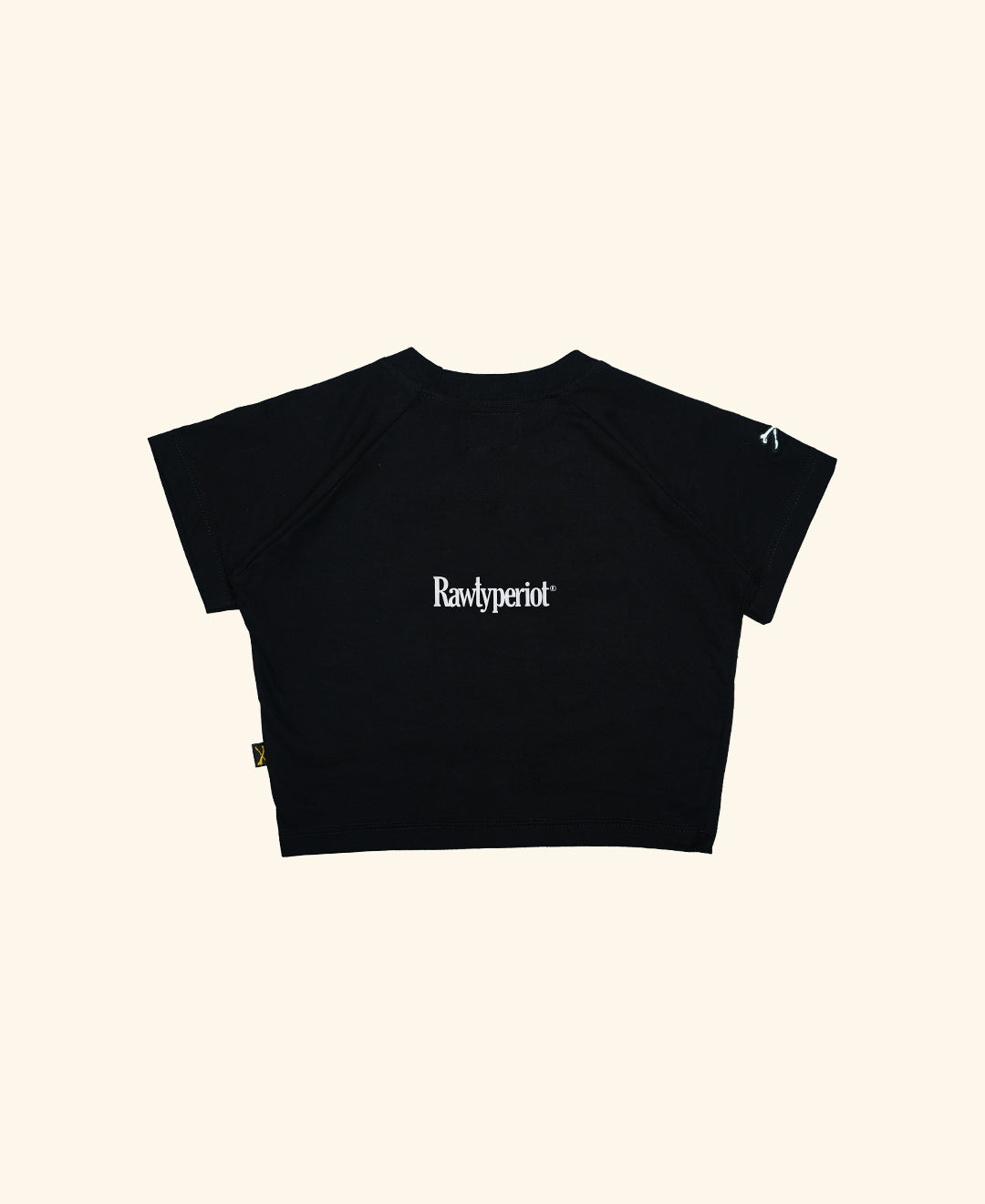 RAWTYPE RIOT Parking Playground Crop Tee - Black (Women)