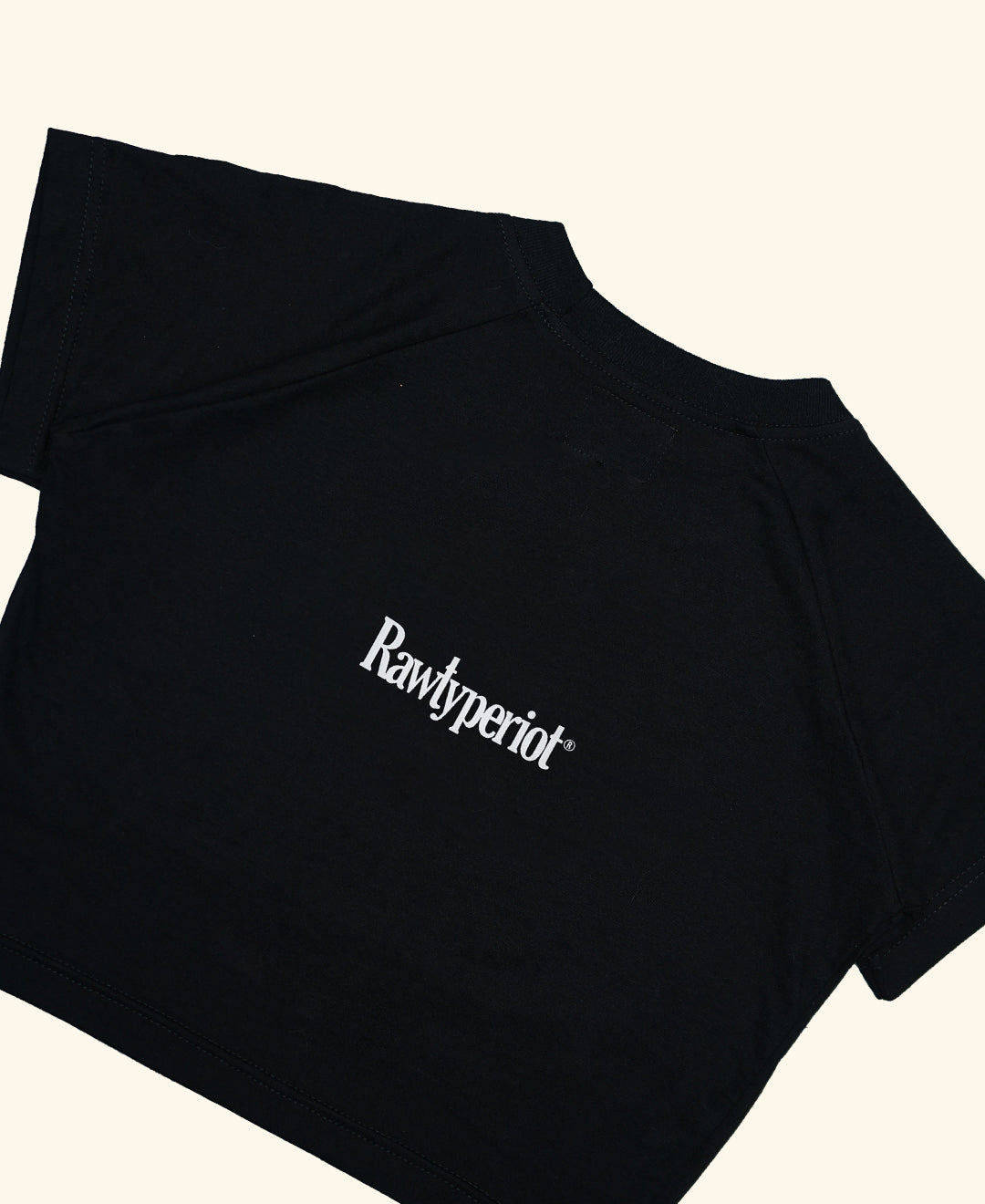 RAWTYPE RIOT Parking Playground Crop Tee - Black (Women)