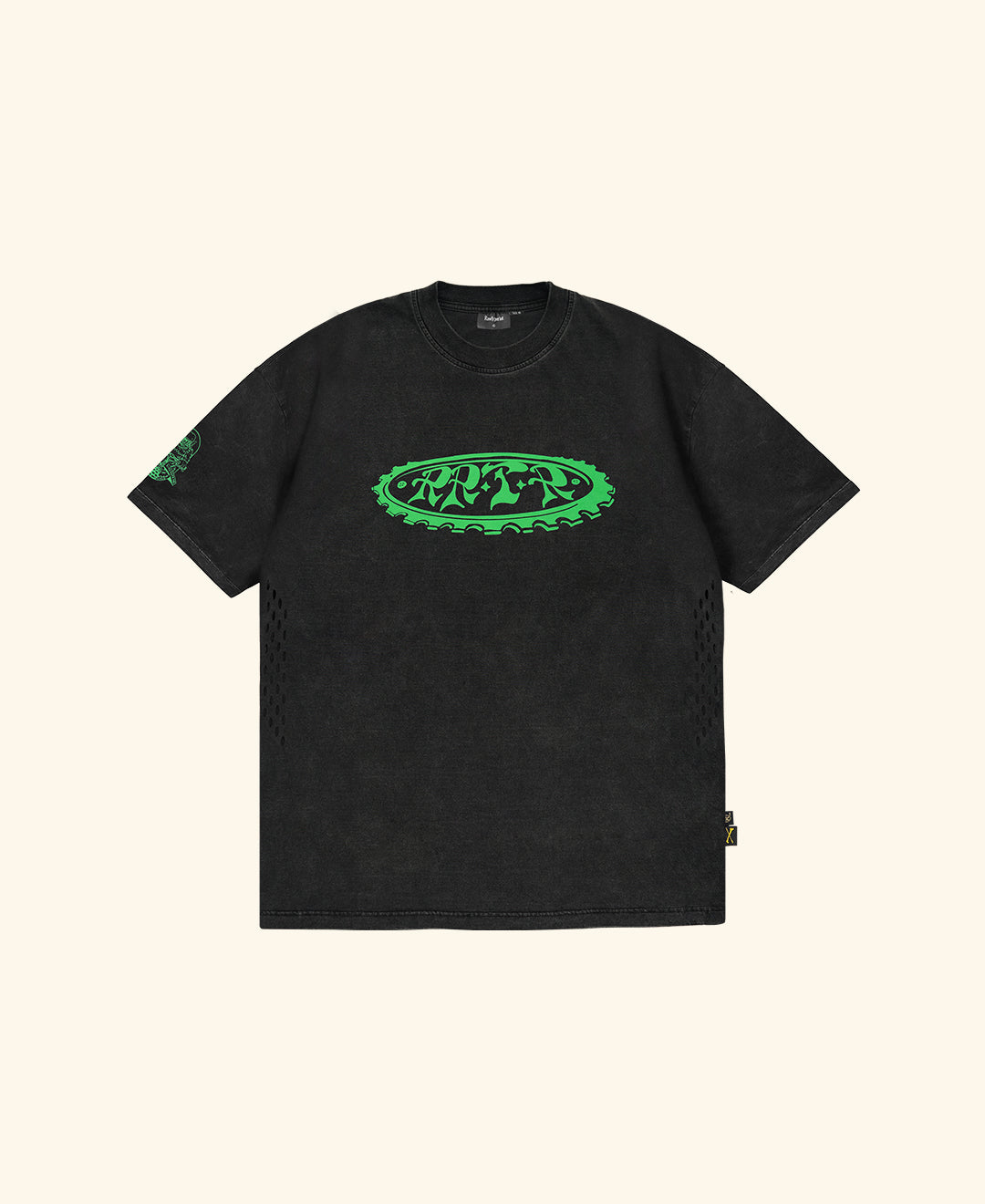RRAWCYCLE TEE - BLACK WASH