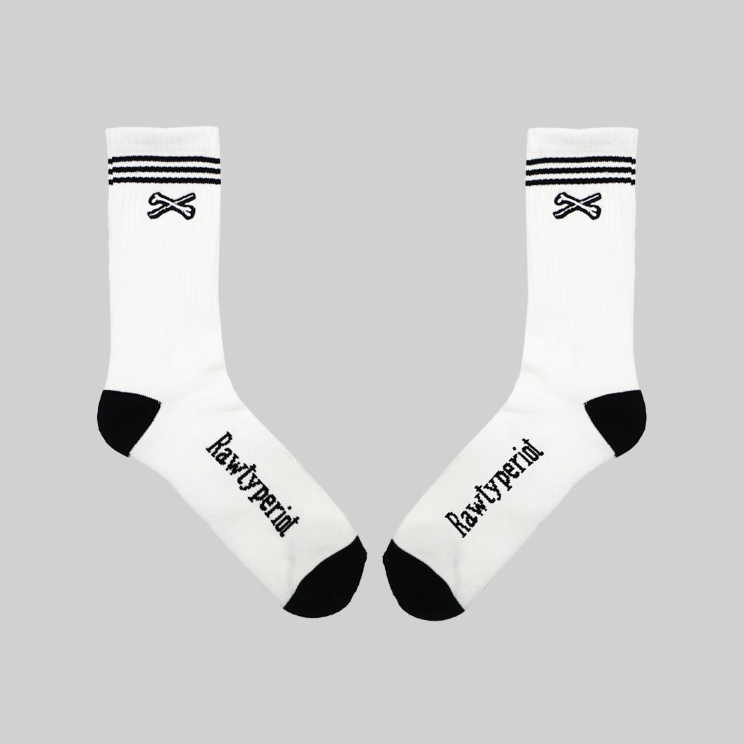 Basic logo Socks - White