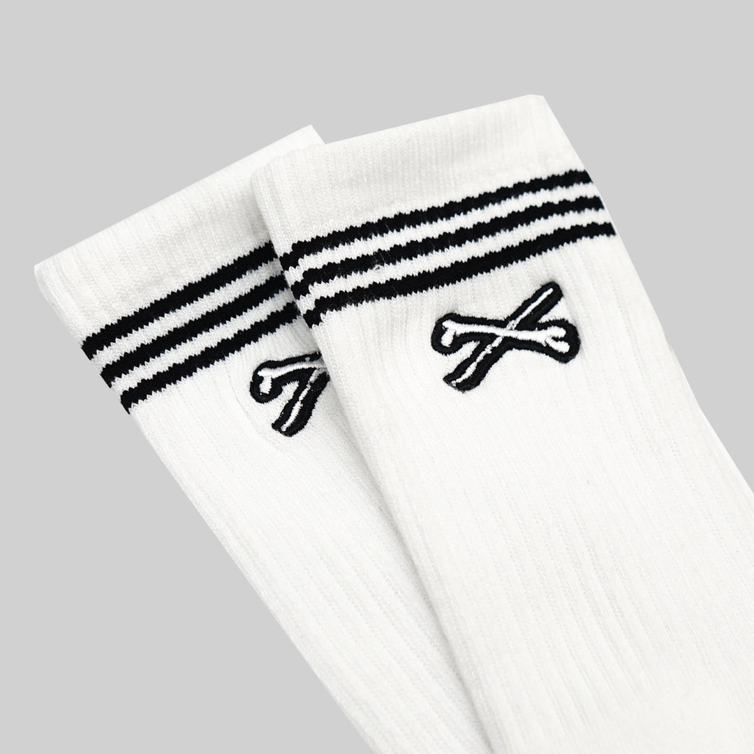 Basic logo Socks - White