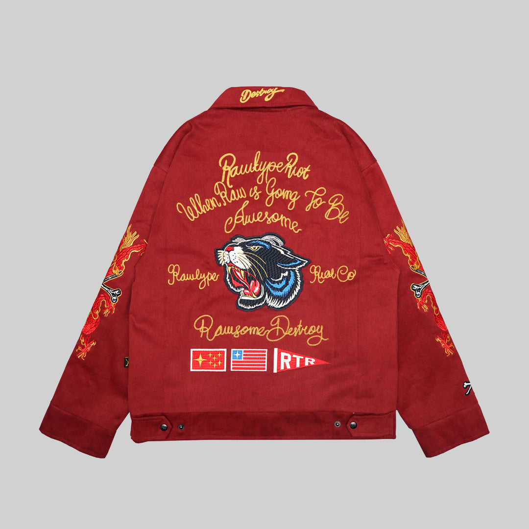 RWTP SOUVENIR JACKET - MAROON