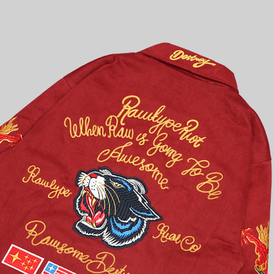 RWTP SOUVENIR JACKET - MAROON