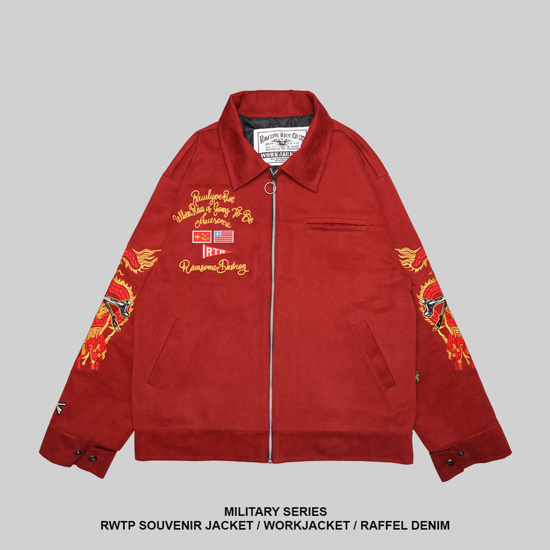 RWTP SOUVENIR JACKET - MAROON