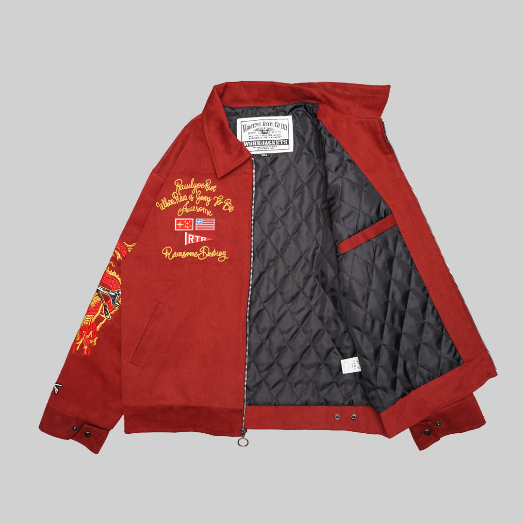 RWTP SOUVENIR JACKET - MAROON