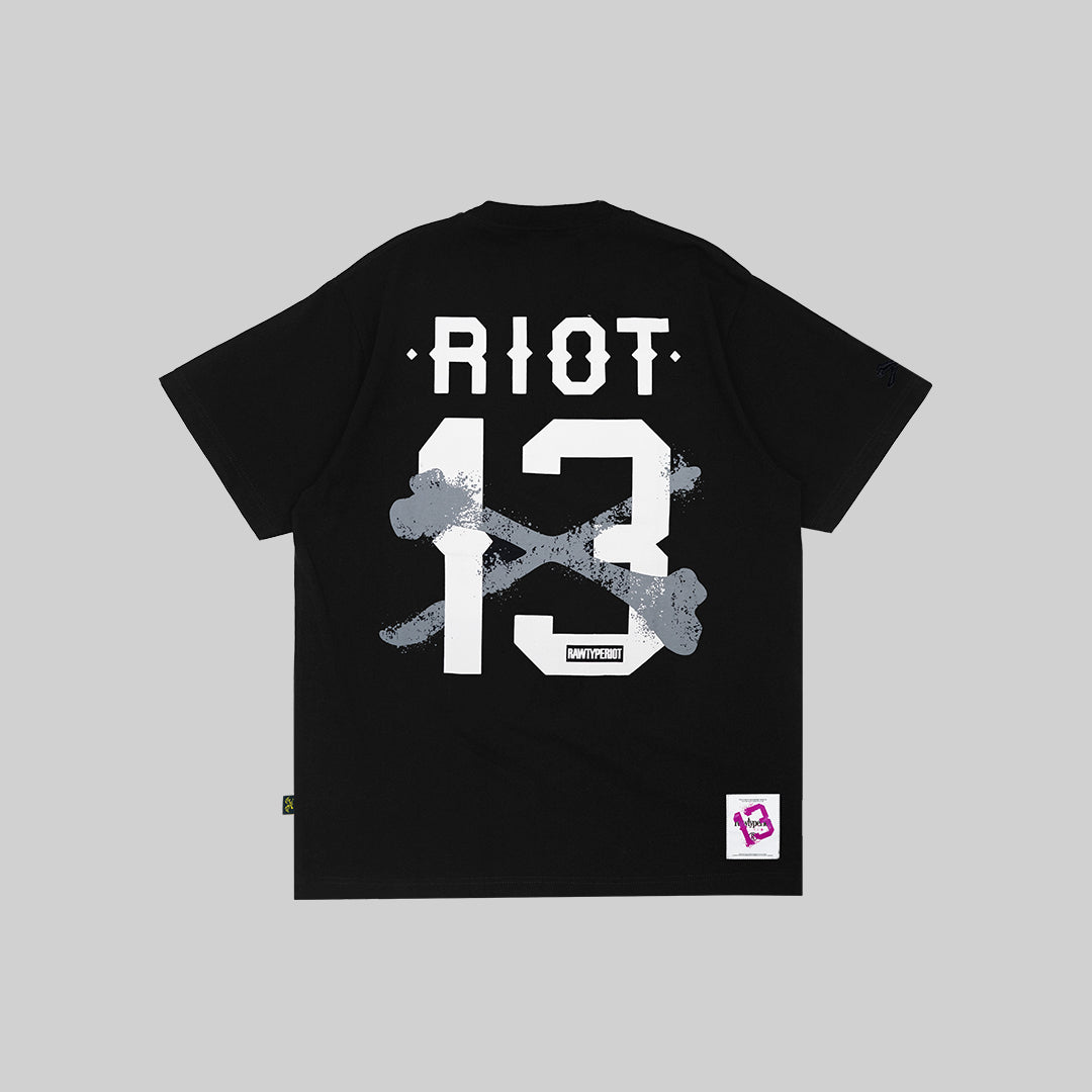 TERROR GARAGE X RTR TEES - BLACK