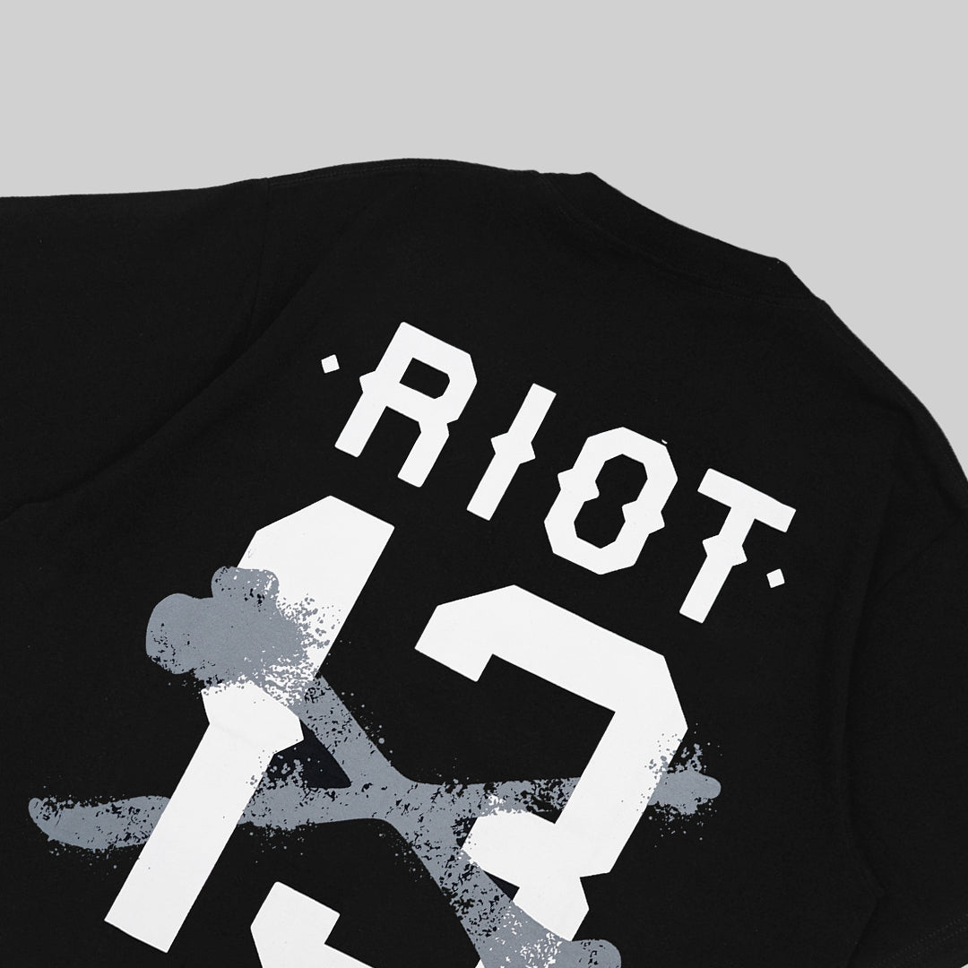 TERROR GARAGE X RTR TEES - BLACK