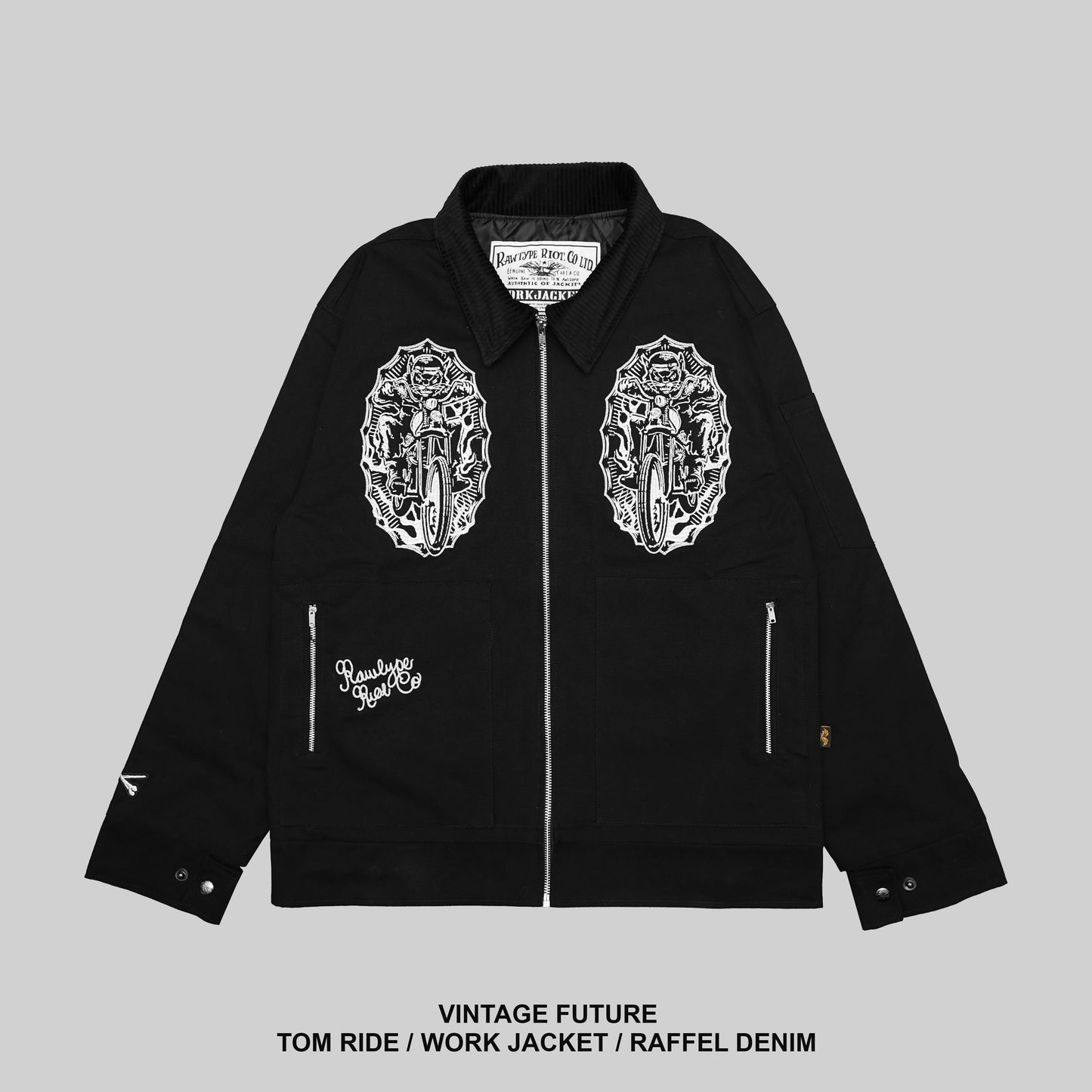 TOM RIDE WORK JACKET - BLACK