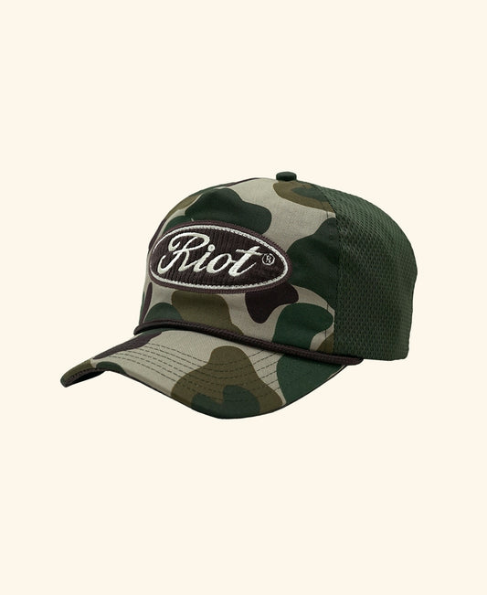 RAWTYPE RIOT Tom Camo Cap - Olive