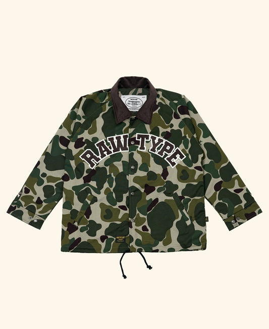 RAWTYPE RIOT Tom Camo Windbreaker - Olive