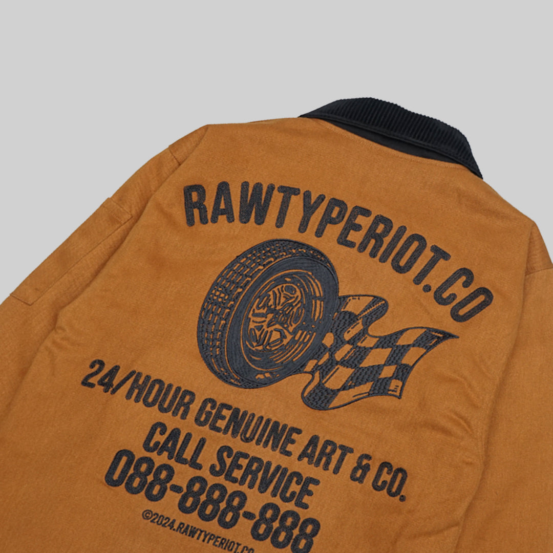 RTR CALL SERVICE  Work Jacket  - BROWN