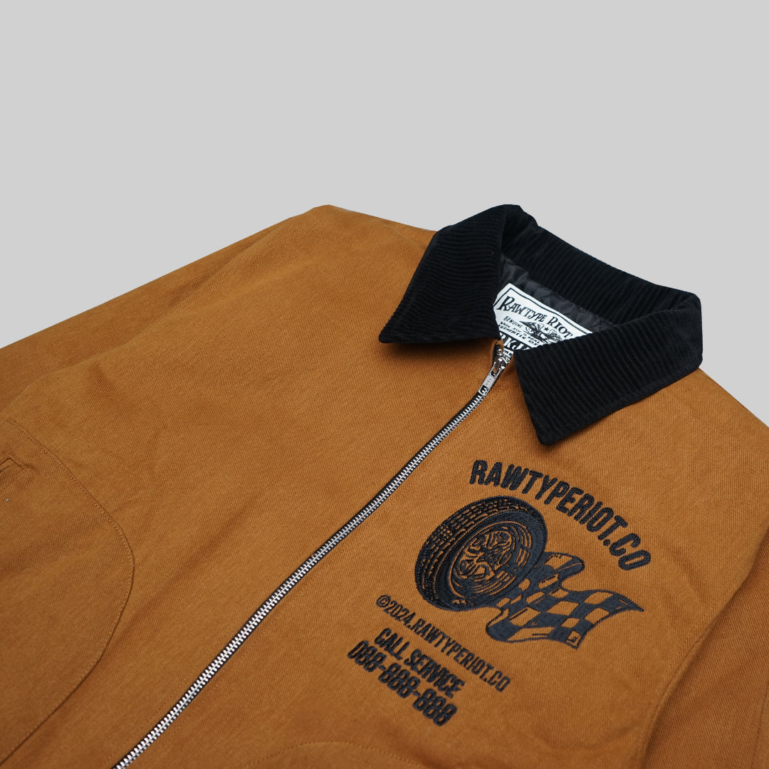 RTR CALL SERVICE  Work Jacket  - BROWN