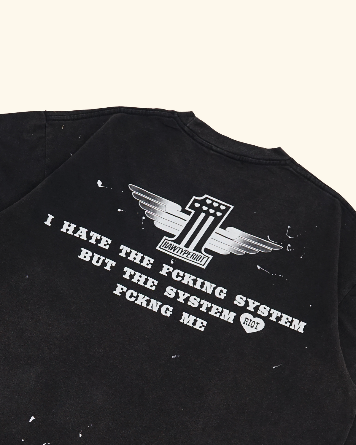 RAWTYPE RIOT Rtr Fckng Me Tees - Black